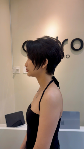 Cắt tém uốn phồng