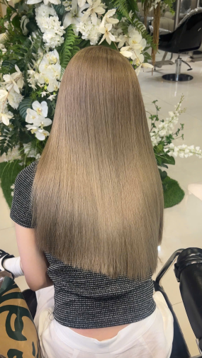 Blonde hair